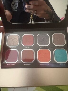 Dominique Eyeshadow Palette — Pink, Purple, Orange, Teal, Taupe Shades
